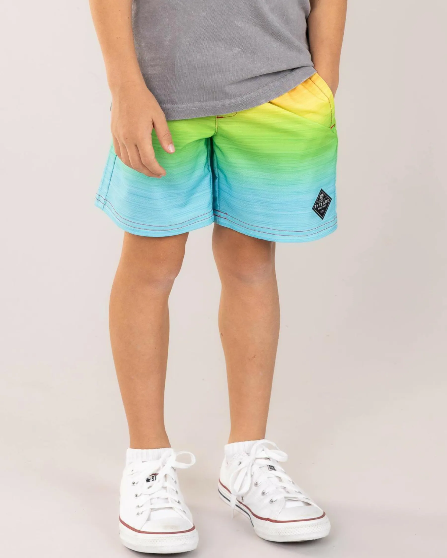 Toddlers|Shorts & Bottoms*Skylark Toddlers' Combo Elastic Waist Shorts Multi Fade