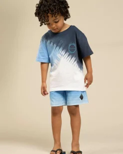 Toddlers|Shorts & Bottoms*Skylark Toddlers' Combo Elastic Waist Shorts Blue Fade
