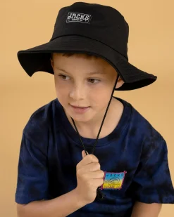 Toddlers|Headwear*Jacks Toddlers' Contour Wide Brim Hat Black