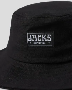 Toddlers|Headwear*Jacks Toddlers' Contour Wide Brim Hat Black