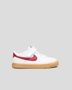 Toddlers|Sneakers*Nike Toddlers' Court Legacy Shoes White/team Red/ Gum Yellow