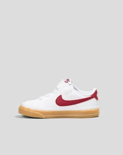 Toddlers|Sneakers*Nike Toddlers' Court Legacy Shoes White/team Red/ Gum Yellow