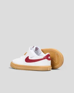 Toddlers|Sneakers*Nike Toddlers' Court Legacy Shoes White/team Red/ Gum Yellow