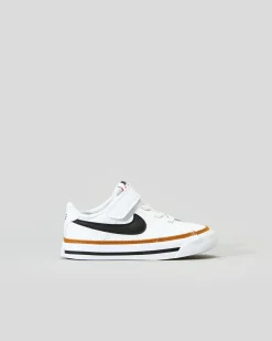 Toddlers|Sneakers*Nike Toddlers' Court Legacy Shoes White/black-desert Ochre-gum Light Brown