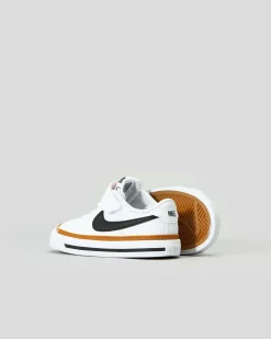 Toddlers|Sneakers*Nike Toddlers' Court Legacy Shoes White/black-desert Ochre-gum Light Brown
