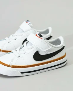 Toddlers|Sneakers*Nike Toddlers' Court Legacy Shoes White/black-desert Ochre-gum Light Brown