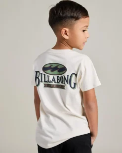 Toddlers|Tops & T-Shirts*Billabong Toddlers' Double Spread T-Shirt Off White