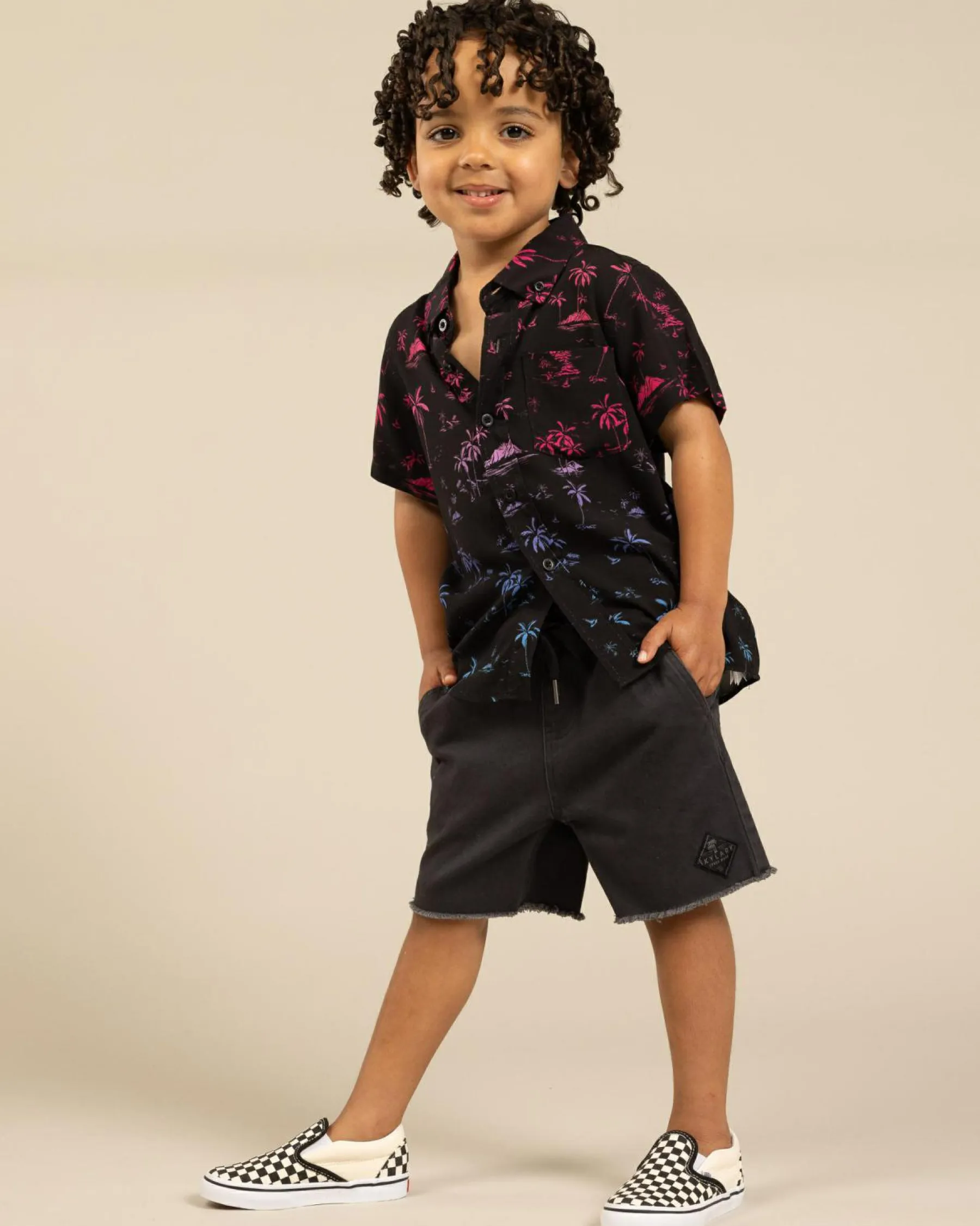 Toddlers|Shorts & Bottoms*Skylark Toddlers' Eject Walk Shorts Asphalt