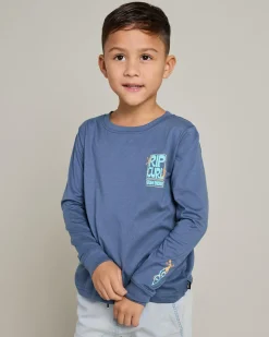 Toddlers|Tops & T-Shirts*Rip Curl Toddlers' Energy Long Sleeve Shirt Vintage Navy