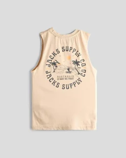 Toddlers|Tops & T-Shirts*Jacks Toddlers' Escape Muscle Tank Sand Acid