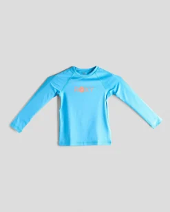 Rash Vests|Toddlers*Roxy Toddlers' Essential Long Sleeve Rash Vest Malibu Blue