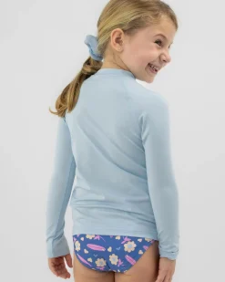 Rash Vests|Toddlers*Roxy Toddlers' Essential Long Sleeve Rash Vest Nantucket