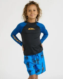Hot Toddlers' Everyday UPF50 Long Sleeve Rash Vest Kids/BOY Rashies|Toddlers