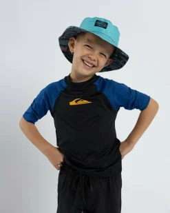 Rashies|Toddlers*Quiksilver Toddlers' Everyday UPF50 Short Sleeve Rash Vest Monaco Blue