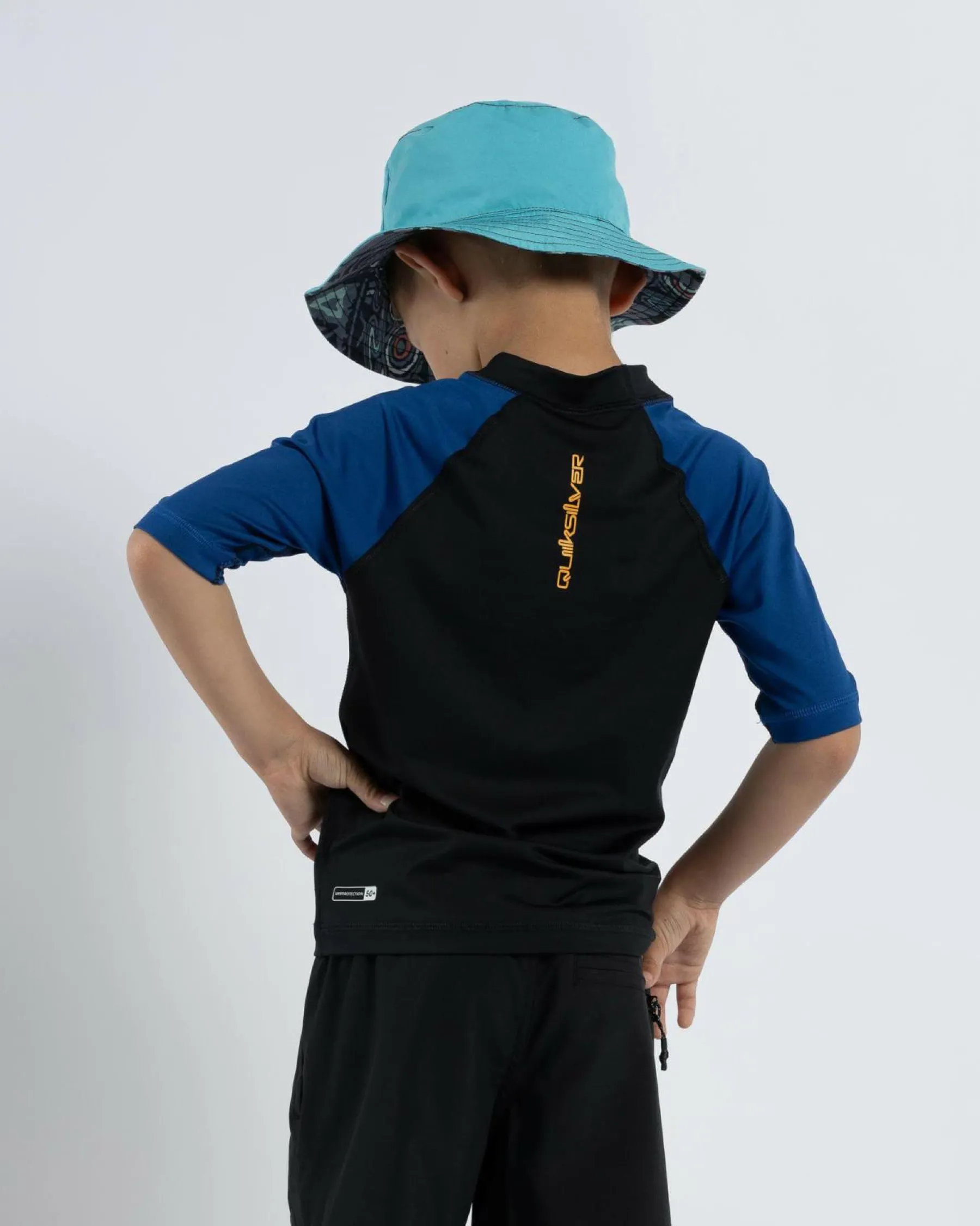Rashies|Toddlers*Quiksilver Toddlers' Everyday UPF50 Short Sleeve Rash Vest Monaco Blue