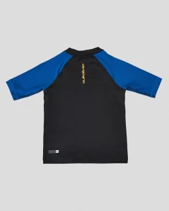 Rashies|Toddlers*Quiksilver Toddlers' Everyday UPF50 Short Sleeve Rash Vest Monaco Blue