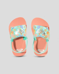 Toddlers|Flip Flops*Roxy Toddlers' Finn Thongs Mint