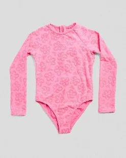 Hot Toddlers' Flip Flower Long Sleeve Surfsuit Kids Surf|Wetsuits & Surfsuits