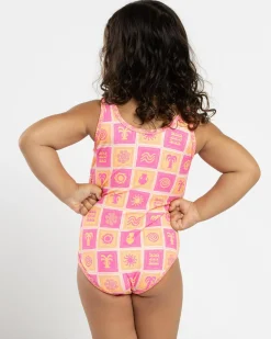 Surf|One Pieces*Rip Curl Toddler's Floral Reversible One Piece Swimsuit Multico