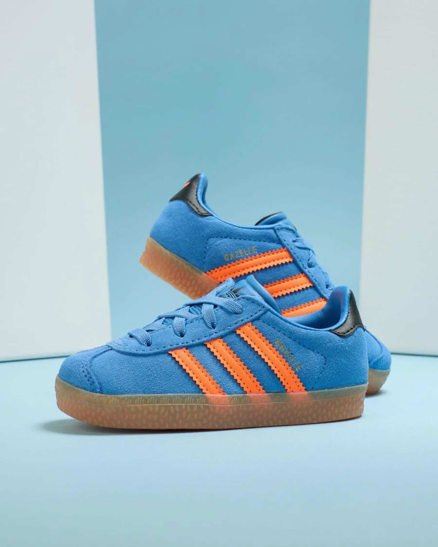 Toddlers|Toddlers*adidas Toddlers' Gazelle Shoes Focus Blue/solar Orange/core Black