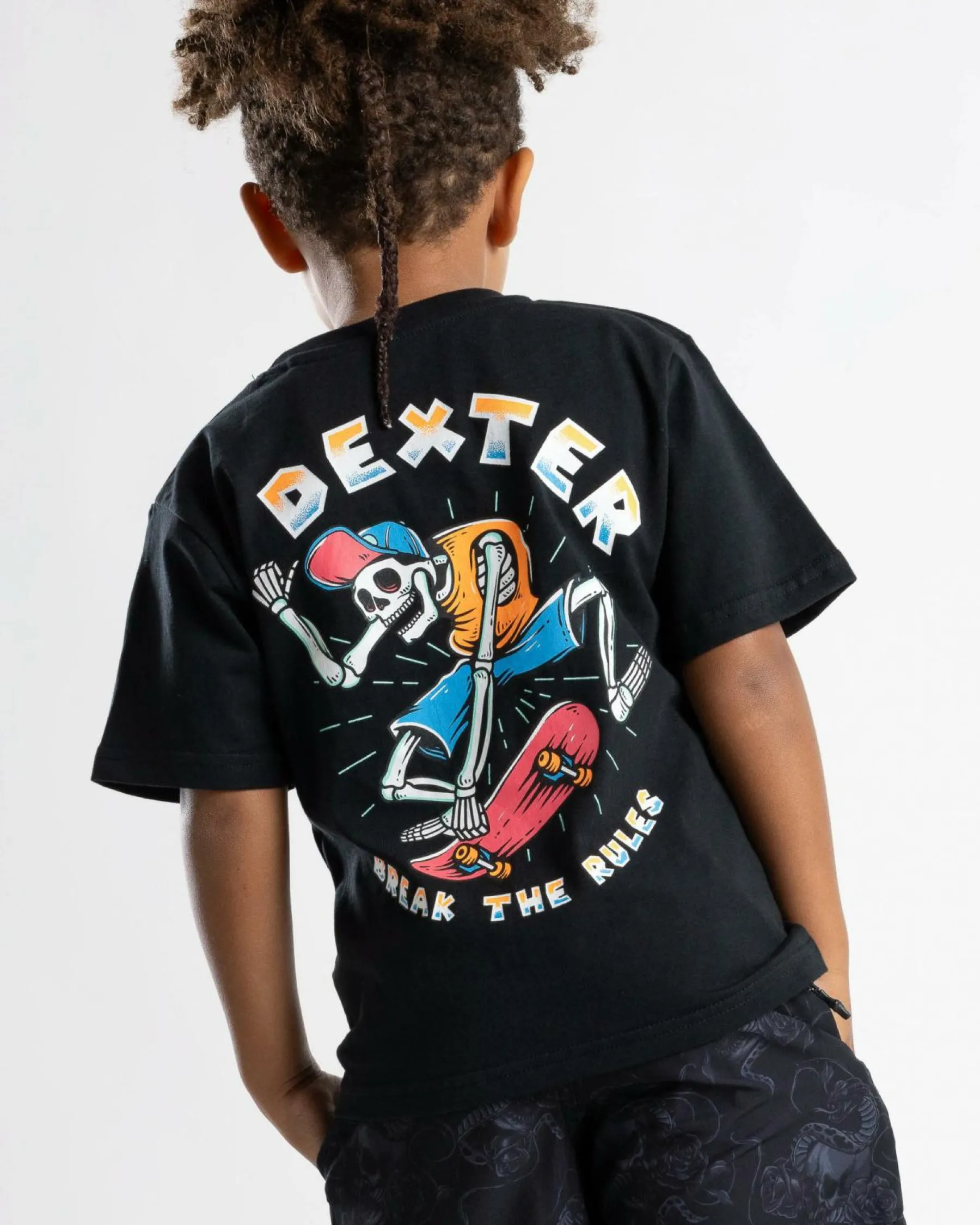 Tops & T-Shirts*Dexter Toddlers' Going Skating T-Shirt Black