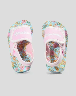 Toddlers|Flip Flops*Billabong Toddlers Groms In My Dreams Slide Blue Glow