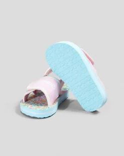 Toddlers|Flip Flops*Billabong Toddlers Groms In My Dreams Slide Blue Glow