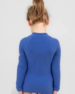 Rash Vests|Toddlers*Roxy Toddlers' Heater Long Sleeve Rash Vest Amparo Blue