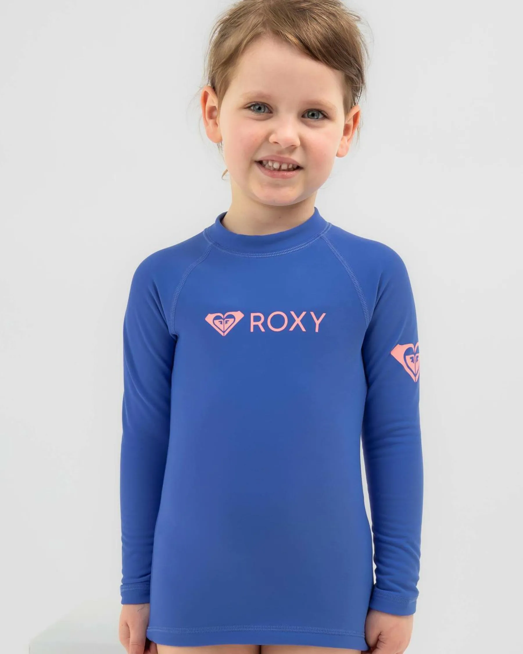 Rash Vests|Toddlers*Roxy Toddlers' Heater Long Sleeve Rash Vest Amparo Blue