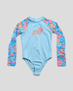 Outlet Toddlers' Hibiscus Hugs Long Sleeve Surfsuit Kids Surf|Wetsuits & Surfsuits
