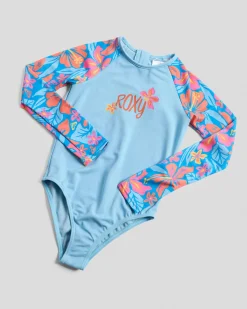Outlet Toddlers' Hibiscus Hugs Long Sleeve Surfsuit Kids Surf|Wetsuits & Surfsuits