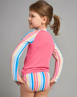 Best Toddlers' Holy Stripe Long Sleeve Rash Vest Set Kids Toddlers|Rash Vests