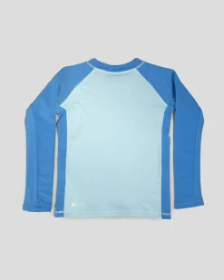 Rashies|Toddlers*Rip Curl Toddlers' Icons UV Brushed Long Sleeve Rash Vest Blue Gum