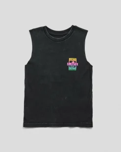 Toddlers|Tops & T-Shirts*Skylark Toddlers' Illuminate Muscle Tank Navy Acid