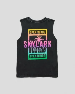 Toddlers|Tops & T-Shirts*Skylark Toddlers' Illuminate Muscle Tank Navy Acid