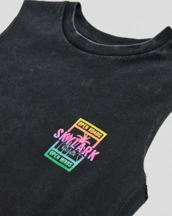 Toddlers|Tops & T-Shirts*Skylark Toddlers' Illuminate Muscle Tank Navy Acid