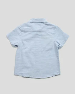 Toddlers|Tops & T-Shirts*Skylark Toddlers' Integral Short Sleeve Shirt Light Blue