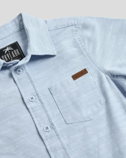Toddlers|Tops & T-Shirts*Skylark Toddlers' Integral Short Sleeve Shirt Light Blue