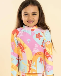 Sale Toddlers' Island Days Long Sleeve Rash Vest Set Kids Rash Vests|Toddlers