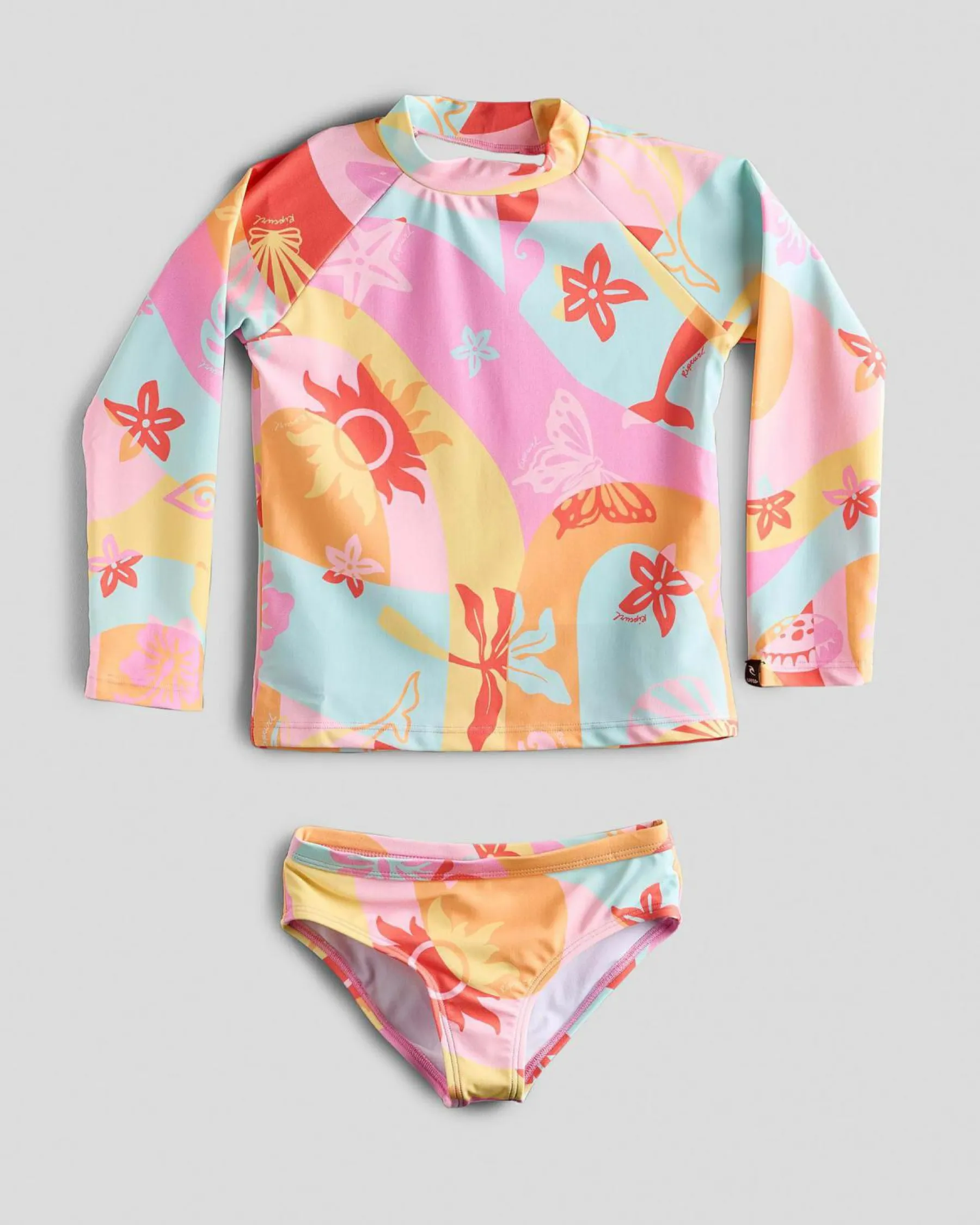Sale Toddlers' Island Days Long Sleeve Rash Vest Set Kids Rash Vests|Toddlers
