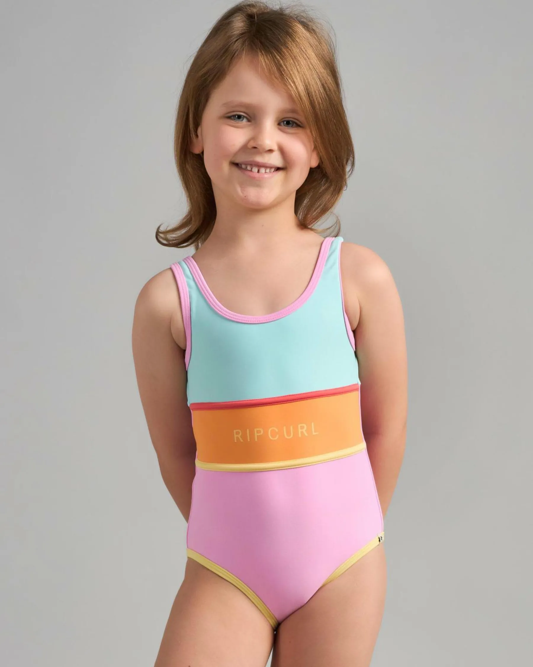 Surf|One Pieces*Rip Curl Toddlers' Island Days One Piece Swimsuit Pink
