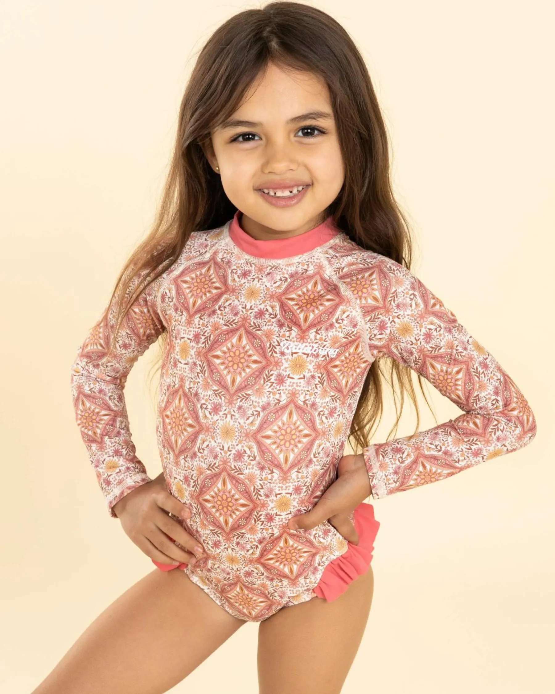 Toddlers' Just For You Long Sleeve Surfsuit Kids Surf|One Pieces