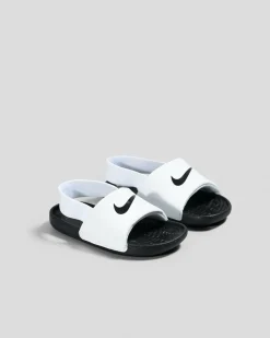 Toddlers|Flip Flops & Sandals*Nike Toddlers' Kawa Slides Sandals White/black/black/white