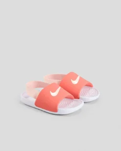 Toddlers|Flip Flops & Sandals*Nike Toddlers' Kawa Slides Sandals Magic Ember/echo Pink White
