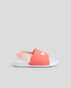 Toddlers|Flip Flops & Sandals*Nike Toddlers' Kawa Slides Sandals Magic Ember/echo Pink White