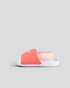 Toddlers|Flip Flops & Sandals*Nike Toddlers' Kawa Slides Sandals Magic Ember/echo Pink White