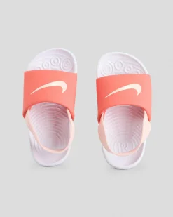 Toddlers|Flip Flops & Sandals*Nike Toddlers' Kawa Slides Sandals Magic Ember/echo Pink White