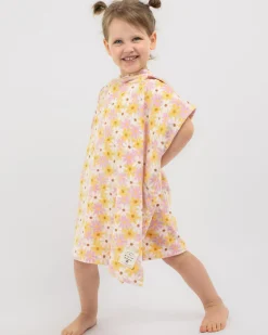 Toddlers' Little Daisy Hoodie Towel Kids Towels|Toddlers