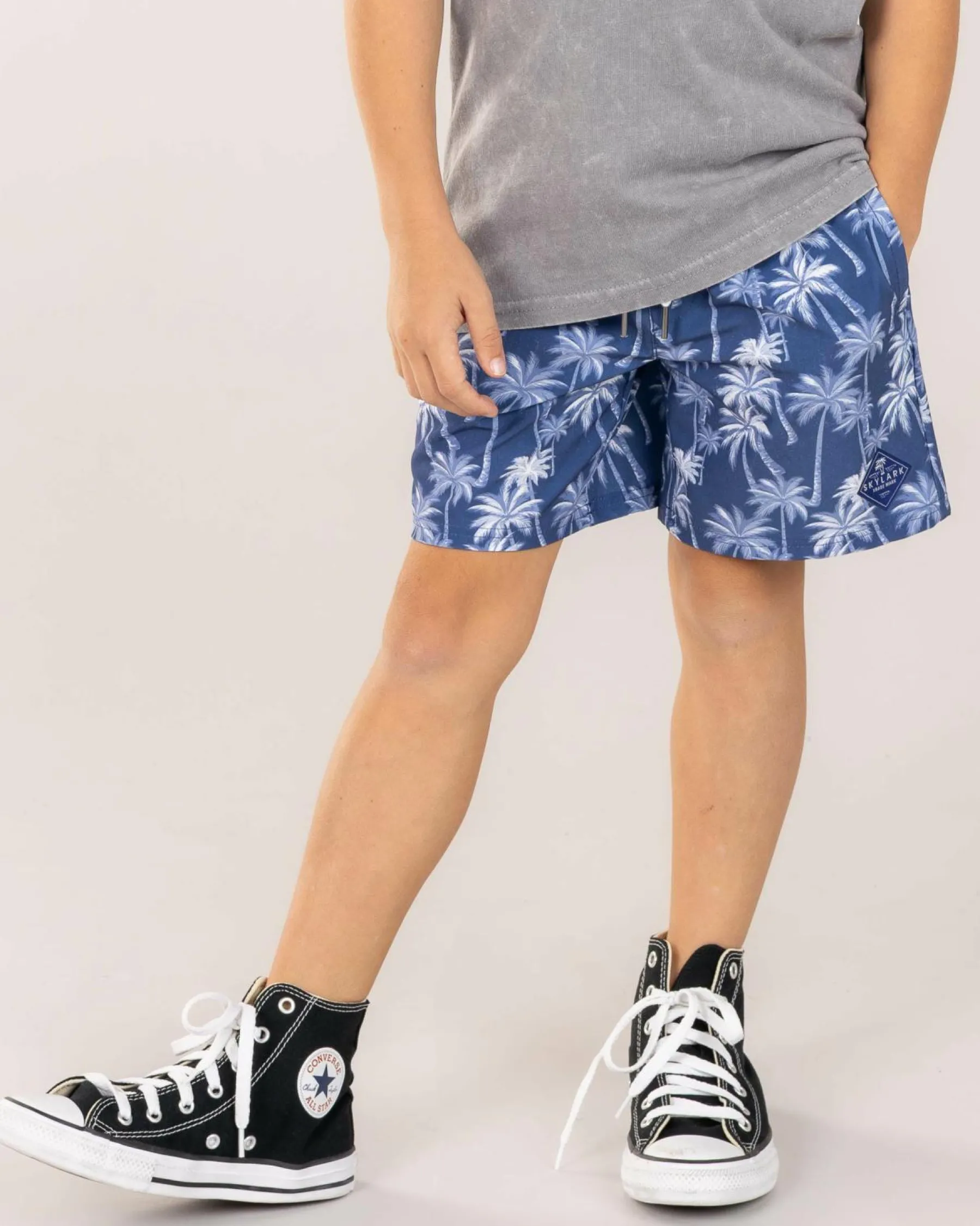 Toddlers|Shorts & Bottoms*Skylark Toddlers' Lively Elastic Waist Shorts Navy