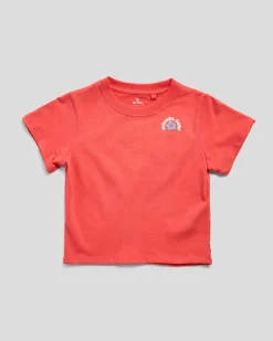 Tops*Rip Curl Toddlers' Luxe Surf Standard T-Shirt Watermelon